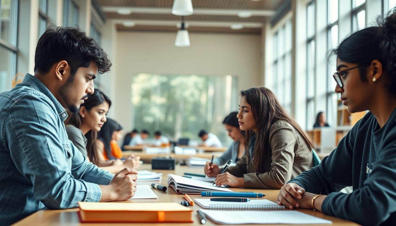 Student using online courses for flexible education